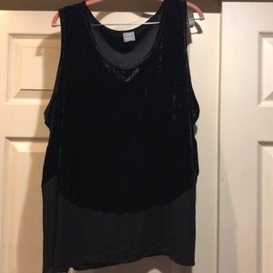 Cupio curvy velvet top in 3x